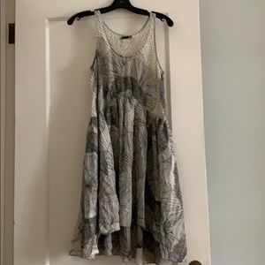 Leifsdottir Silk high low tunic dress